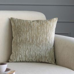 GM Grey & Gold-Toned Abstract Square Cushion Cover-39