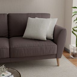ROSARA HOME Off White Set of 2 Square Cushion Covers-34