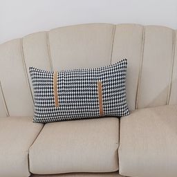 THROWPILLOW Black & White Geometric Printed Rectangle Cushion Cover-10