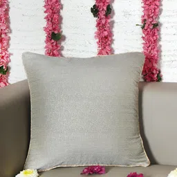 ZEBA Grey Square Cushion Cover-picture-0