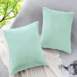 LUXEHOME INTERNATIONAL Green 2 Pieces Square Cushion Covers-image-65