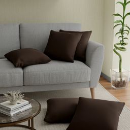 ROSARA HOME Unisex Brown Set Of 5Cushion Covers-image-69