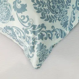 Texstylers Beige & Grey 2 Pieces Ethnic Motifs Printed Cotton Rectangle Cushion Covers-4
