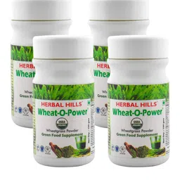 Herbal Hills Wheatgrass Power, 100g (Pack of 4) - Blood purification & Detox-image-93