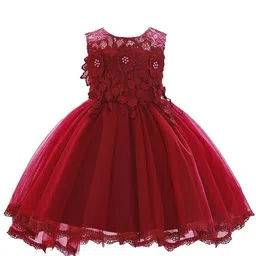StyleCast Girls Floral Embellished Sleeveless Dress-picture-17