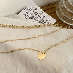 Vembley Gold-Plated Layered Necklace-image-40