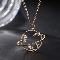 Vembley Gold-Toned Gold-Plated Layered Necklace-image-39