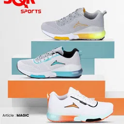 JQR MAGIC Men Mesh Running Shoes With Air Cooled Memory Foam image 2