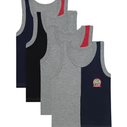 Bodycare Kids Kids Boys Pack Of 4 Assorted MICKEY & FRIENDS Cotton Innerwear Vests-picture-18