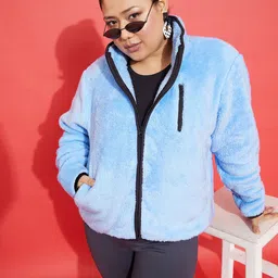 SASSAFRAS Curve Stand Collar Bomber Jacket-image-6