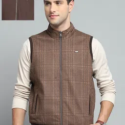 Monte Carlo Men Mock Collar Solid Casual Lightweight Bomber Jacket-image-44