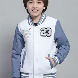 Monte Carlo Boys Stand Collar Colourblocked Casual Lightweight Varsity Jacket-picture-14