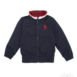 U.S. Polo Assn. Kids Boys Reversible Bomber Jacket-picture-0