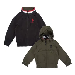 U.S. Polo Assn. Kids Boys Reversible Bomber Jacket-picture-54