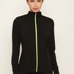 STUDIOACTIV Mock Collar Training Or Gym Sporty Jacket-24