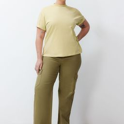 Trendyol Women Plus Size Straight Fit Pure Cotton High-Rise Cargo Jeans-picture-29