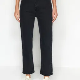 Trendyol Women Regular Fit Stretchable Jeans-image-52