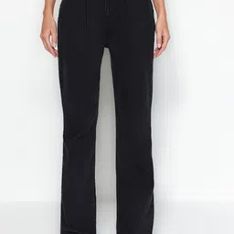 Trendyol Women Mid-Rise No Fade Pure Cotton Jeans-10
