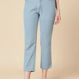Chemistry Women Clean Look Pure Cotton Cropped Jeans-picture-41