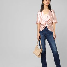 ONLY Women Slim Fit Low Distress Light Fade Stretchable Cotton Jeans-image-39