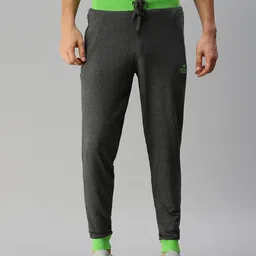 ONN Men Charcoal Grey Solid Cotton Jogger-picture-29