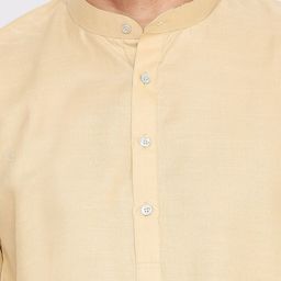Maharaja Band Collar A-Line Kurta with Pyjamas image 2