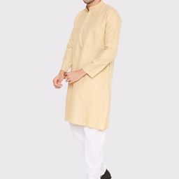 Maharaja Band Collar A-Line Kurta with Pyjamas image 5