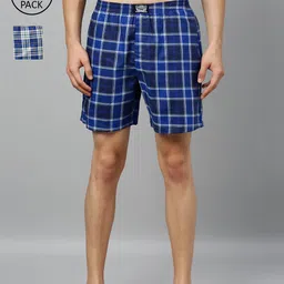 Levis Men Pack of 2 Pure Cotton Checked Boxers-image-98