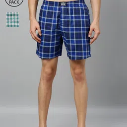Levis Men Pack of 2 Pure Cotton Checked Boxers-image-83