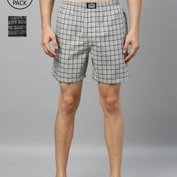 Levis Men Pack of 2 Pure Cotton Checked Boxers-image-70