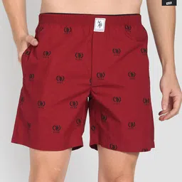 U.S. Polo Assn. Men Pack Of 2 Conversational Printed Cotton Boxers 26077954-1-26077948-picture-26