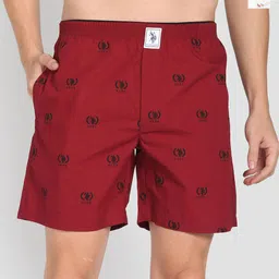 U.S. Polo Assn. Men Pack Of 2 Conversational Printed Cotton Boxers 26077948-1-26077946-image-55