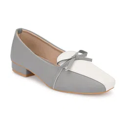 CLOG LONDON Colourblocked Block Mules with Bows image 3
