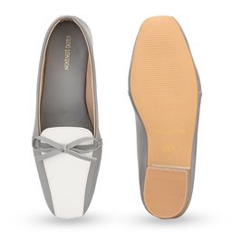 CLOG LONDON Colourblocked Block Mules with Bows image 4