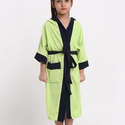 Creeva Solid Hooded Bath Robe-83