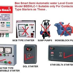 Bee Smart Semi automatic Water Level Controller Manual On, Auto Off, For Only Contacter Type submersible starter Model BEEWLC-1 image 2