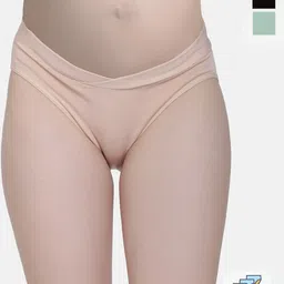 Curvy Love Pack Of 3 Low Rise Anti Microbial Organic Cotton Basic Briefs-image-21