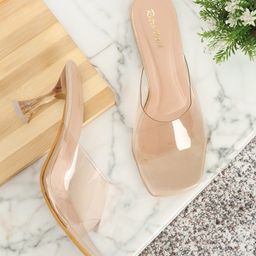 Retro Walk Open Toe Block Heels-0