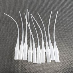 theprintingzone Glue Extender, 100 Pcs Super Glue Dropper Micro-Tips, Precision Micro CA Glue Tips for Bottles with Nozzle, Use for Hobby,Crafting, Lab Dispensing (100) image 1