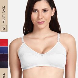 shyaway Pack Of 5 Cotton Bra-image-8