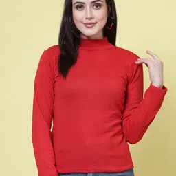 Clora Creation High Neck Fitted Top-image-11