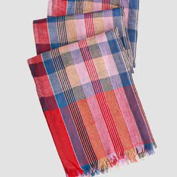 Tiara Royal Touch Checked Woven Design Woollen Shawl-image-51