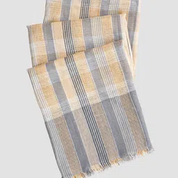 Tiara A Celebration of Cultural Heritage Dobby Checked Woven Design Woollen Shawl-image-78