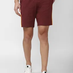 Peter England Men Maroon Shorts-image-69