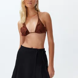Trendyol High-Rise Pure Cotton Mini Skorts-image-16