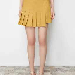 Trendyol Pleated Mini Skorts-image-65