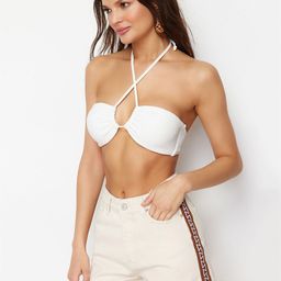 Trendyol Women Mid-Rise Pure Cotton Shorts-image-55