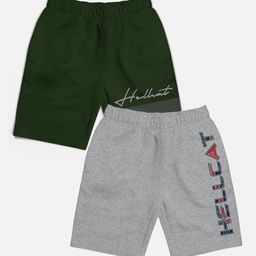 HELLCAT Boys Pack of 2 Cotton Mid-Rise Sport Shorts-picture-33
