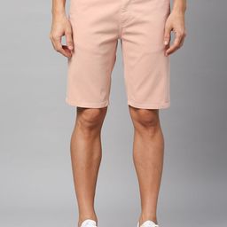 Mast & Harbour Men Rose Slim Fit Low-Rise Shorts-image-77