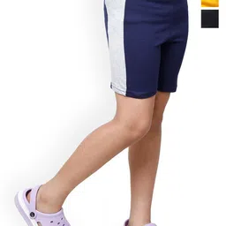 BAESD Girls Pack of 3 High-Rise Pure Cotton Shorts-picture-31